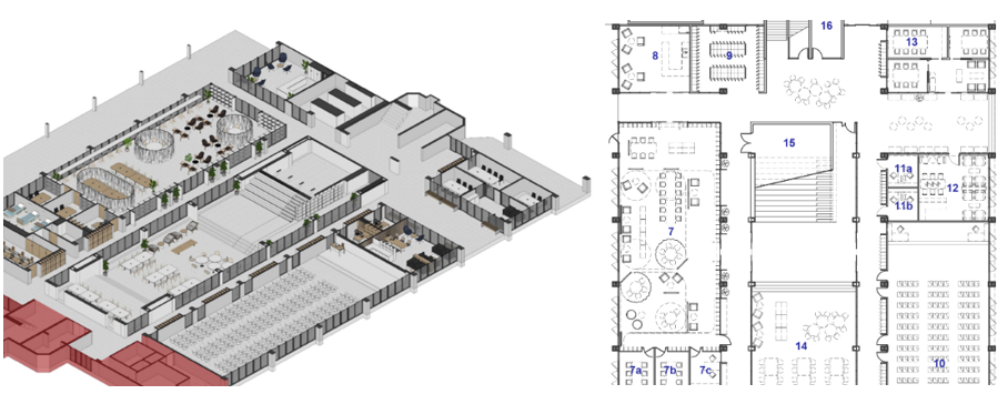 แผนผัง บริเวณ Co-working space